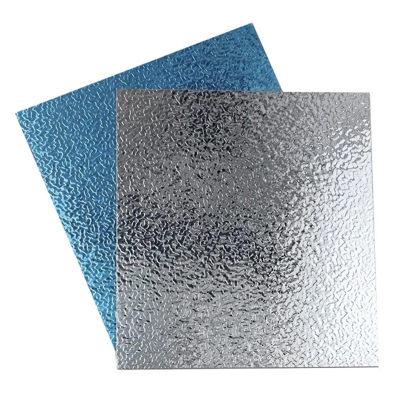 Рифленый алюминиевый лист и лист с тиснением «апельсиновая корка» (Stucco)