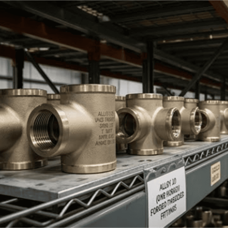 Кованый резьбовой тройник из сплава 20 (UNS N08020)